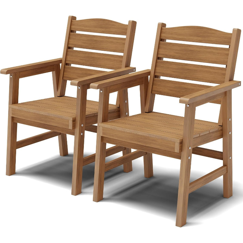 HIPS Teak Outdoor Dining Chair Set
