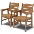 HIPS Teak Outdoor Dining Chair Set