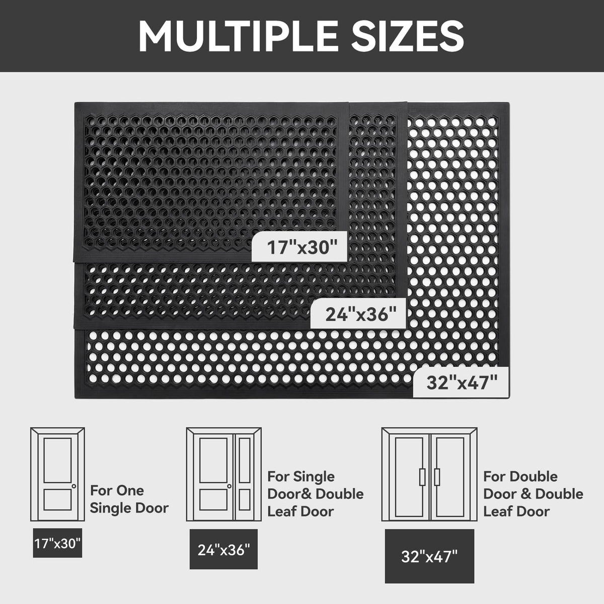Rubber Doormat 36x24