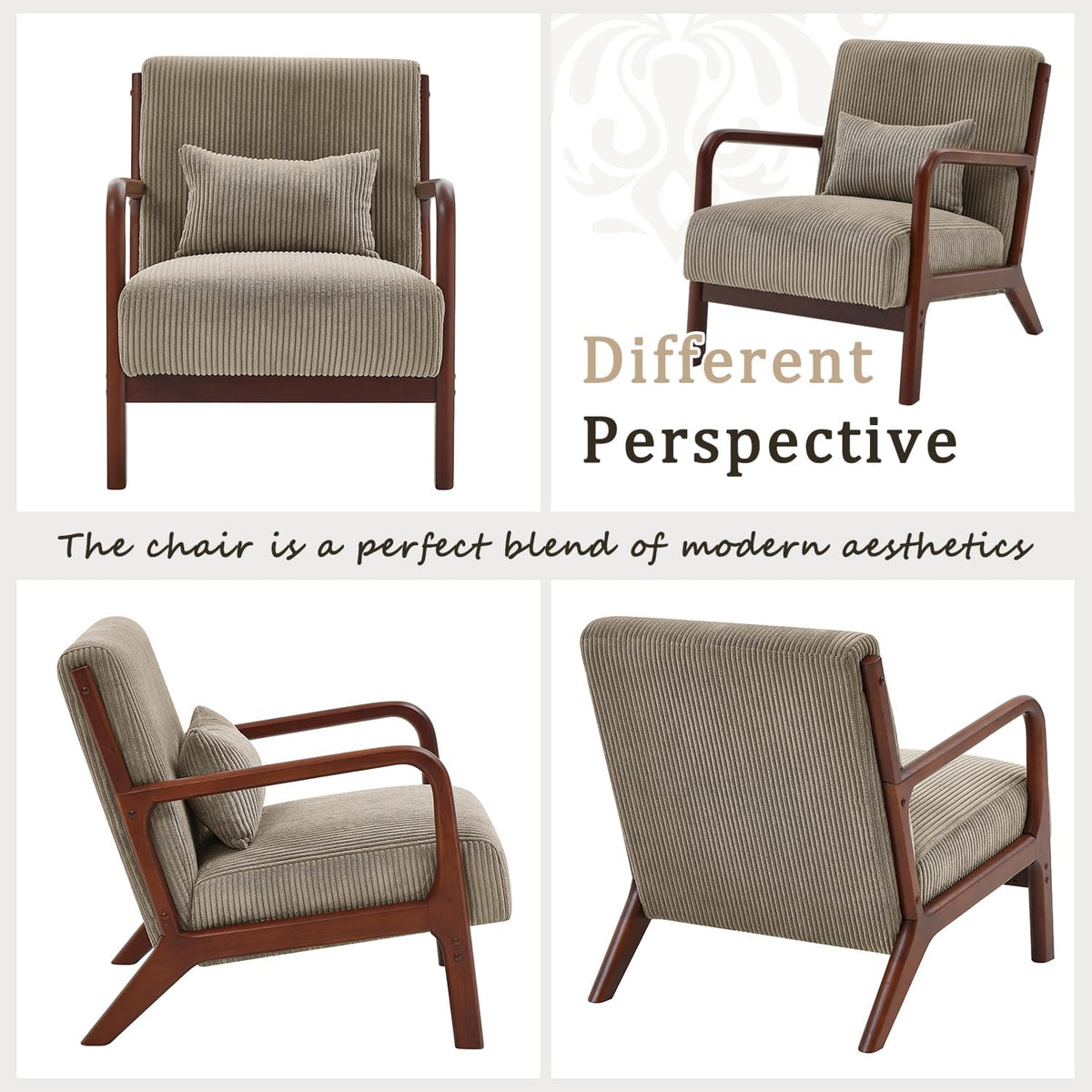 Eucalyptus Wood Patio Lounge Chair