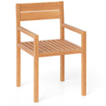 Teak Outdoor Patio Dining Armchair