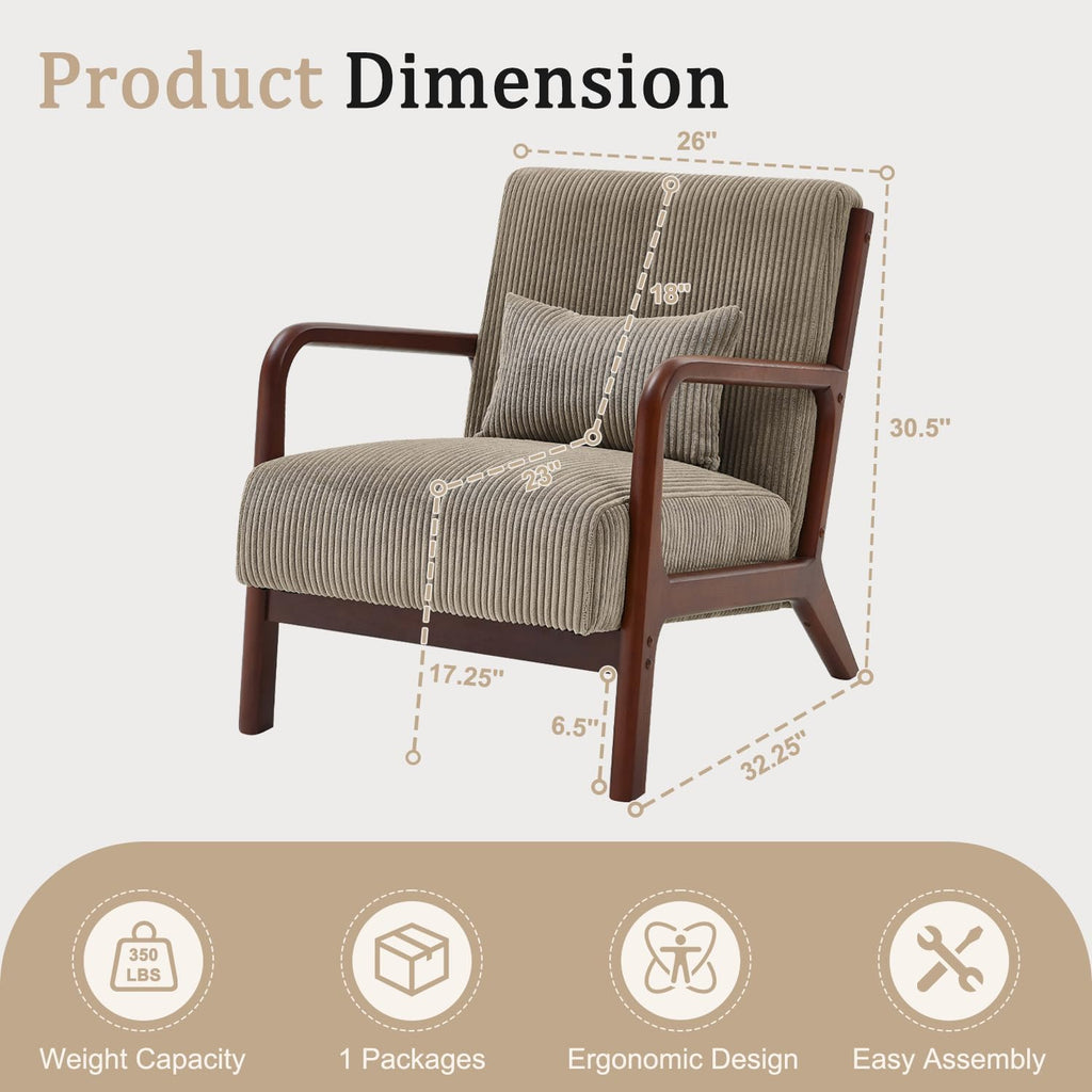 Eucalyptus Wood Patio Lounge Chair