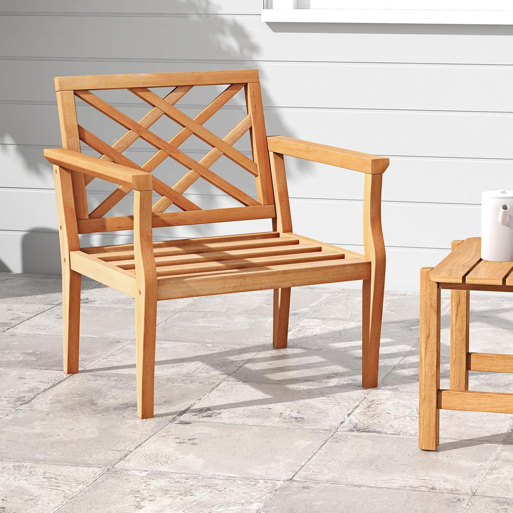 Teak Patio Armchair Outdoor Furniture