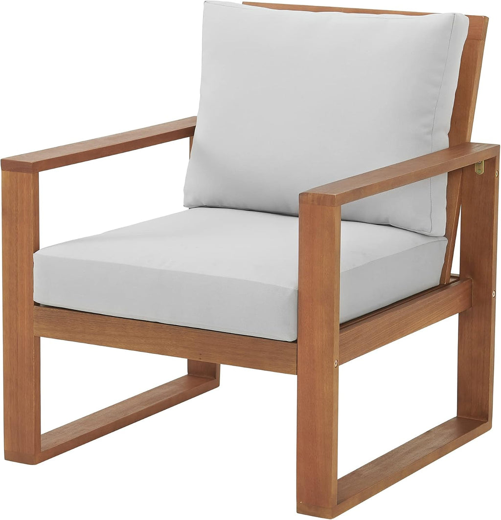 Eucalyptus Patio Chair With Cushions
