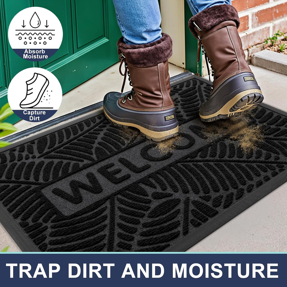 All-Season Welcome Mat 47x32