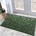 Green Rubber Welcome Mat 23x35