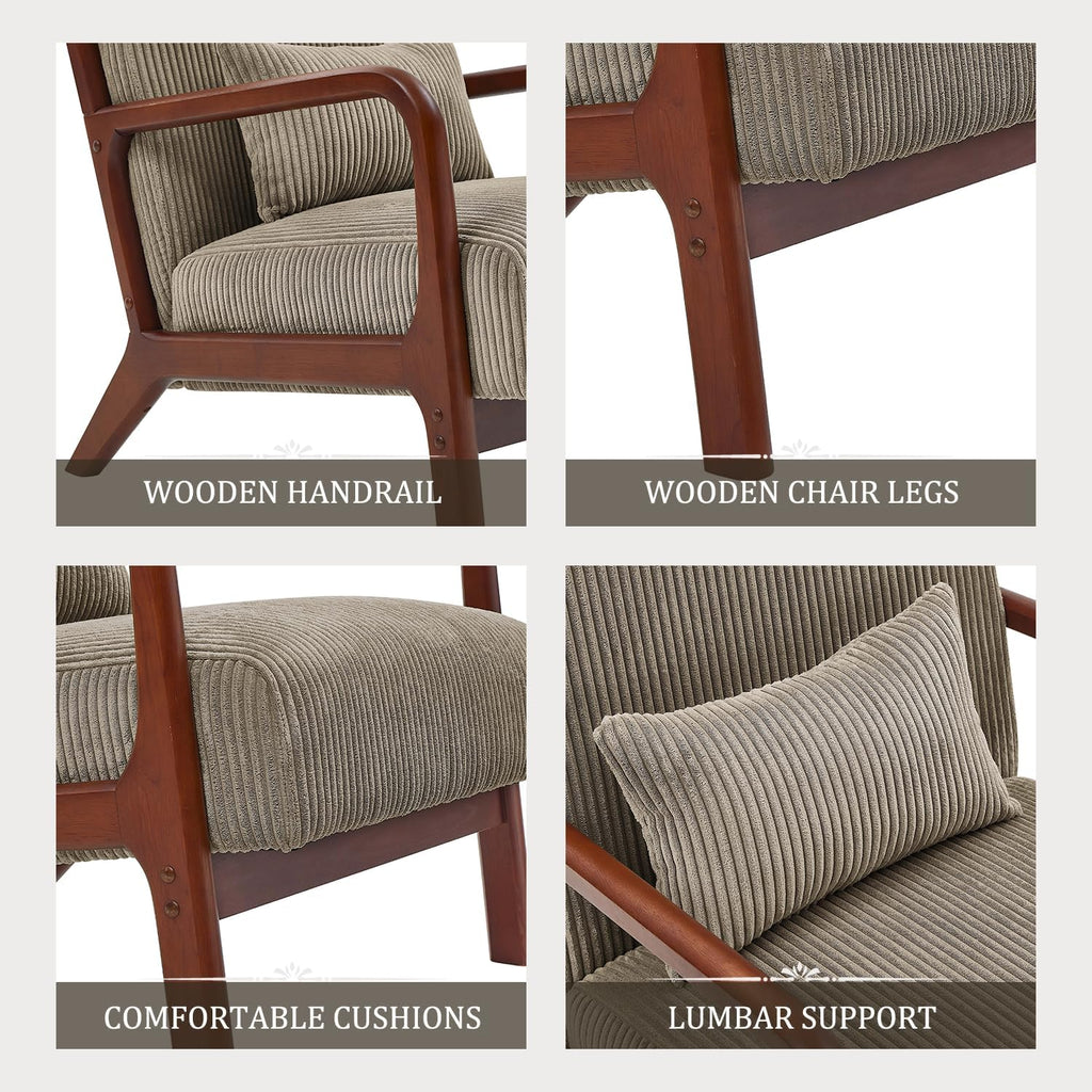 Eucalyptus Wood Patio Lounge Chair