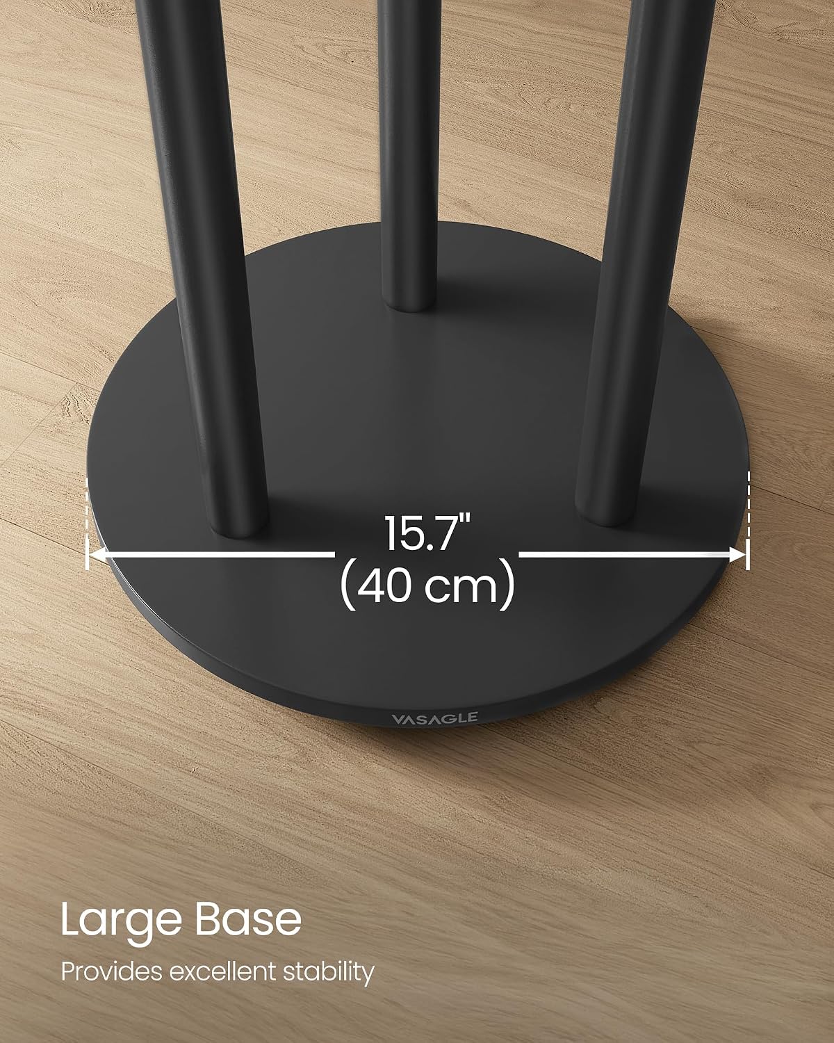 Freestanding Coat Rack with Wheels