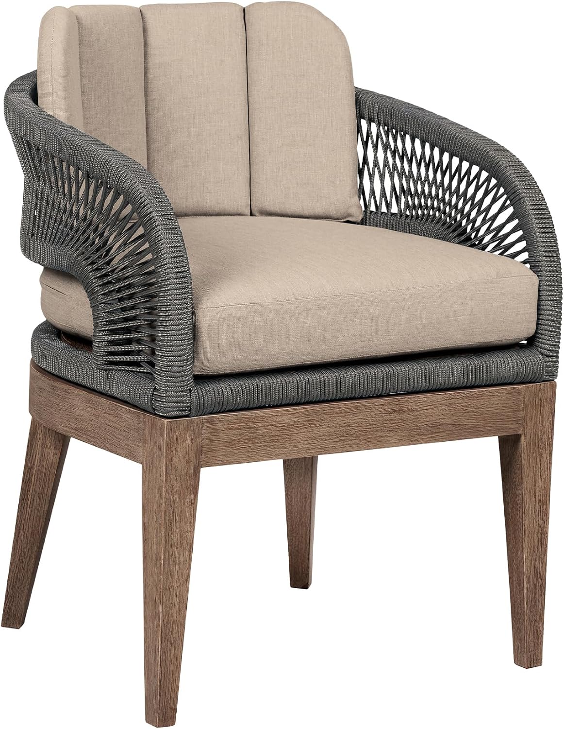 Eucalyptus Rope Patio Dining Chairs
