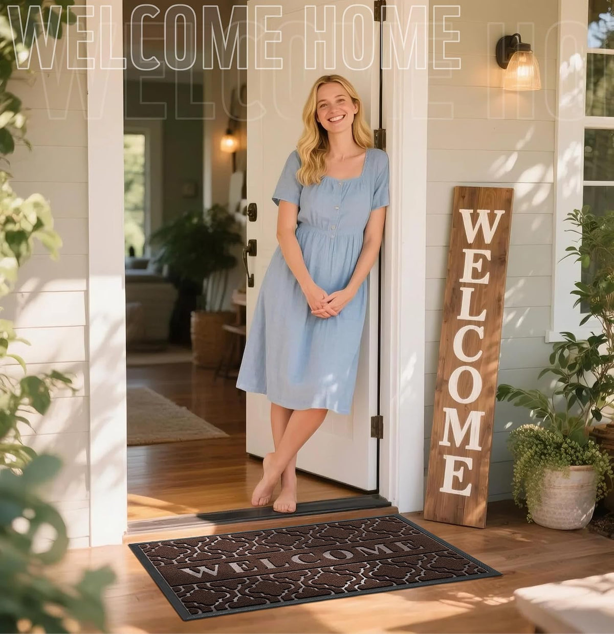 Brown Welcome Mat 36x24