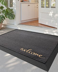 Rubber Welcome Doormat 24x36