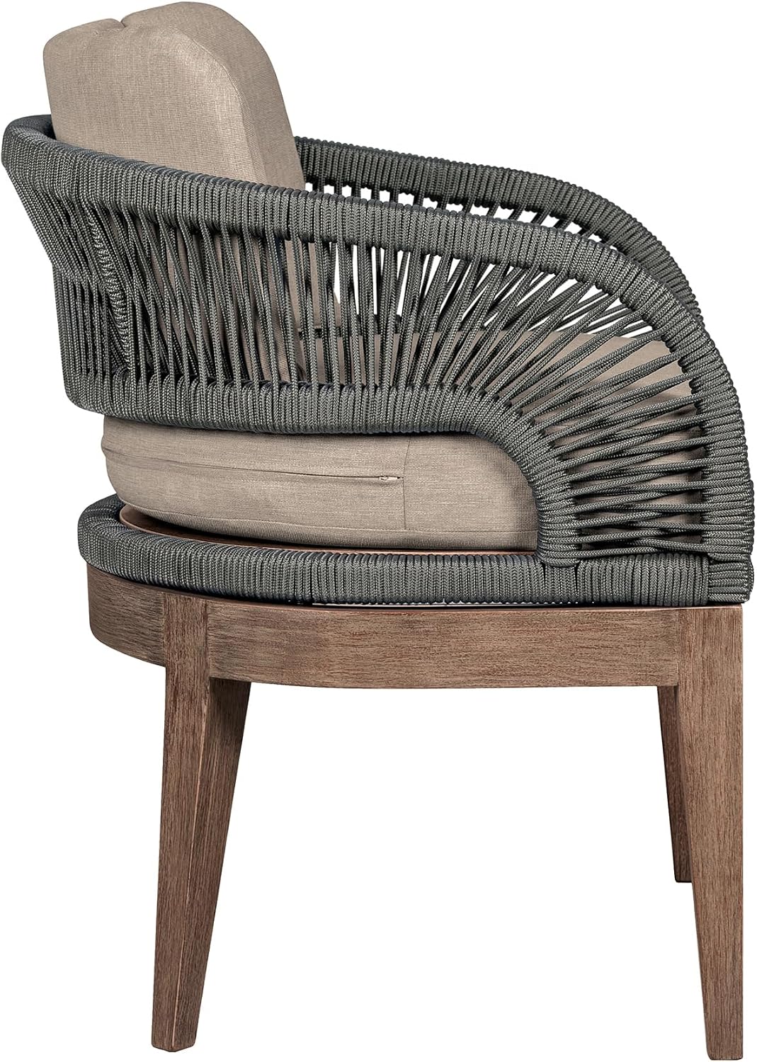 Eucalyptus Rope Patio Dining Chairs