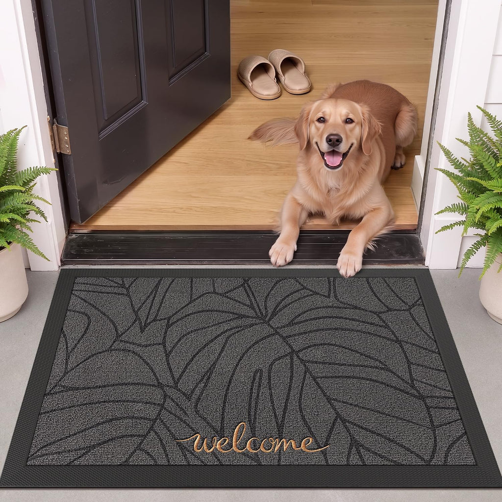 Grey Welcome Mat 24x36