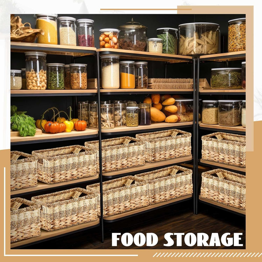 4 Pack Wicker Storage Baskets