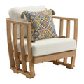 Eucalyptus Wood Outdoor Patio Armchair