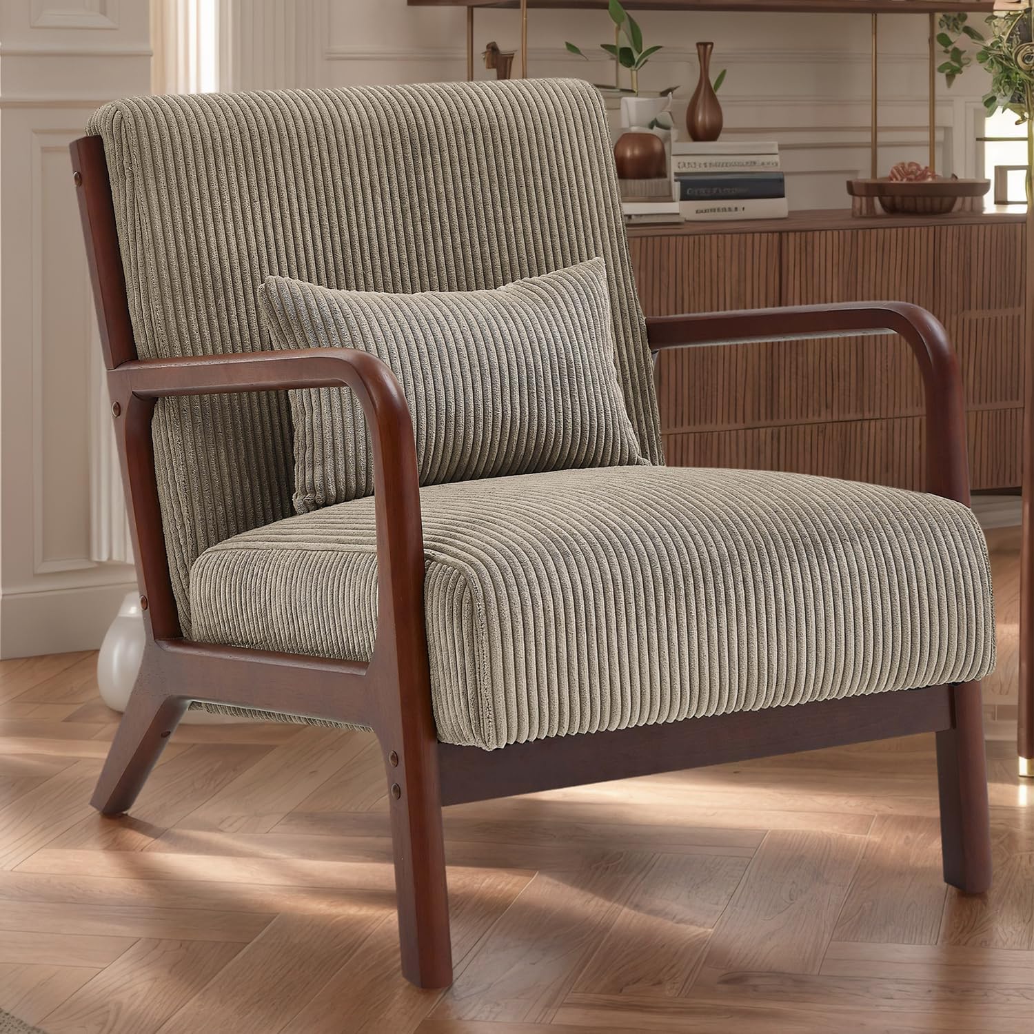 Eucalyptus Wood Patio Lounge Chair