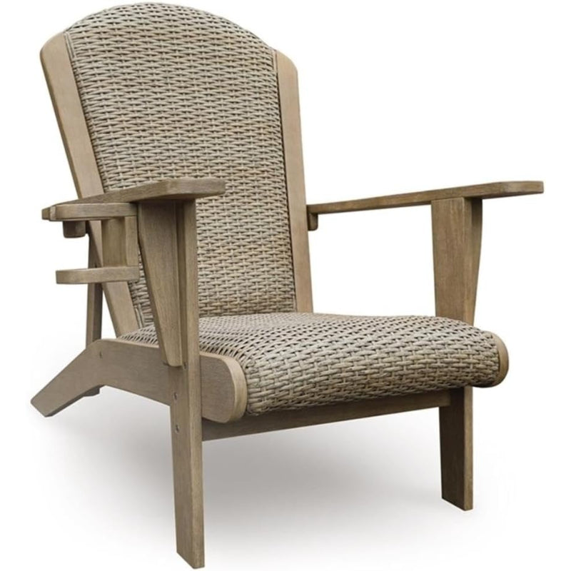 Resin Wicker Outdoor Adirondack Chair