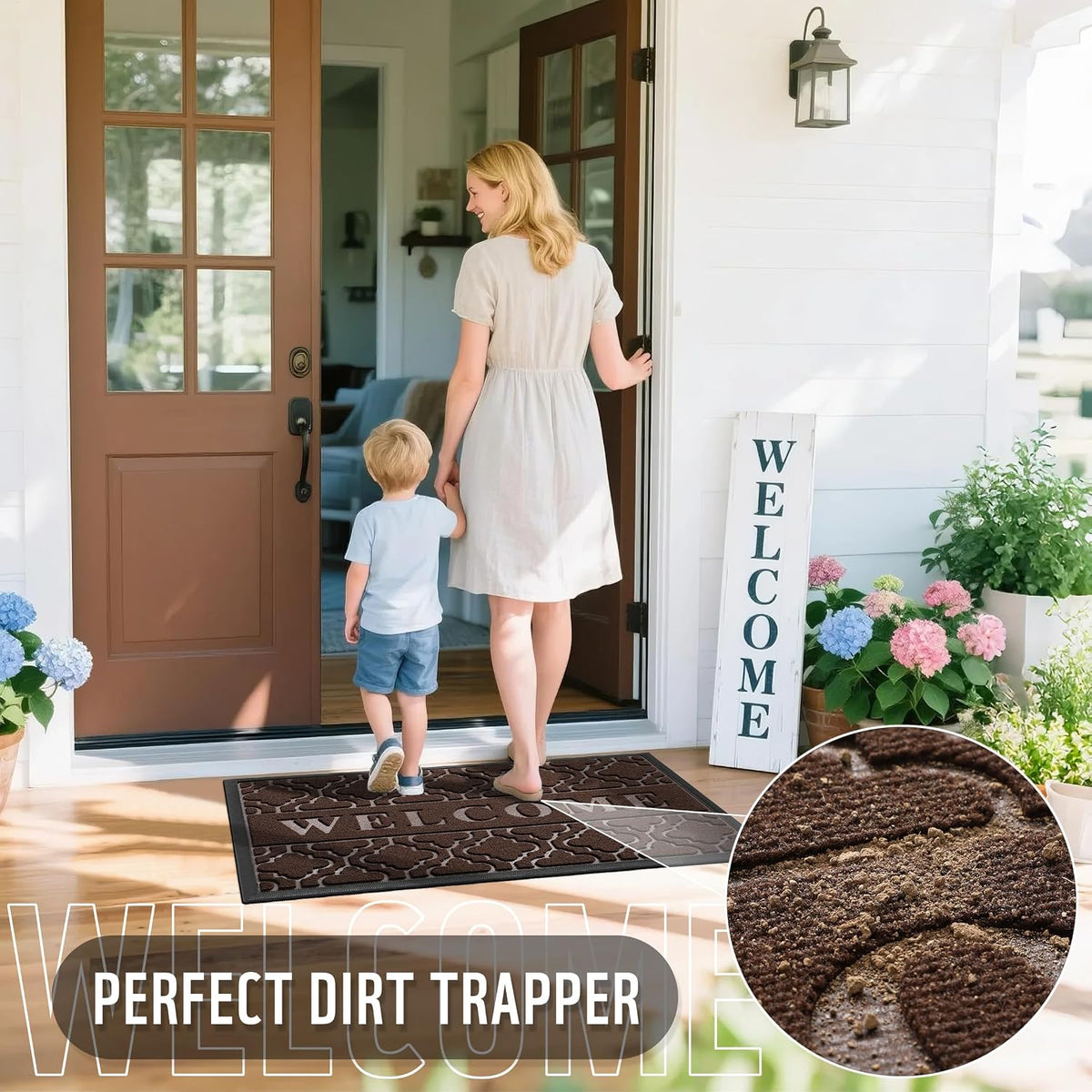 Brown Welcome Mat 36x24