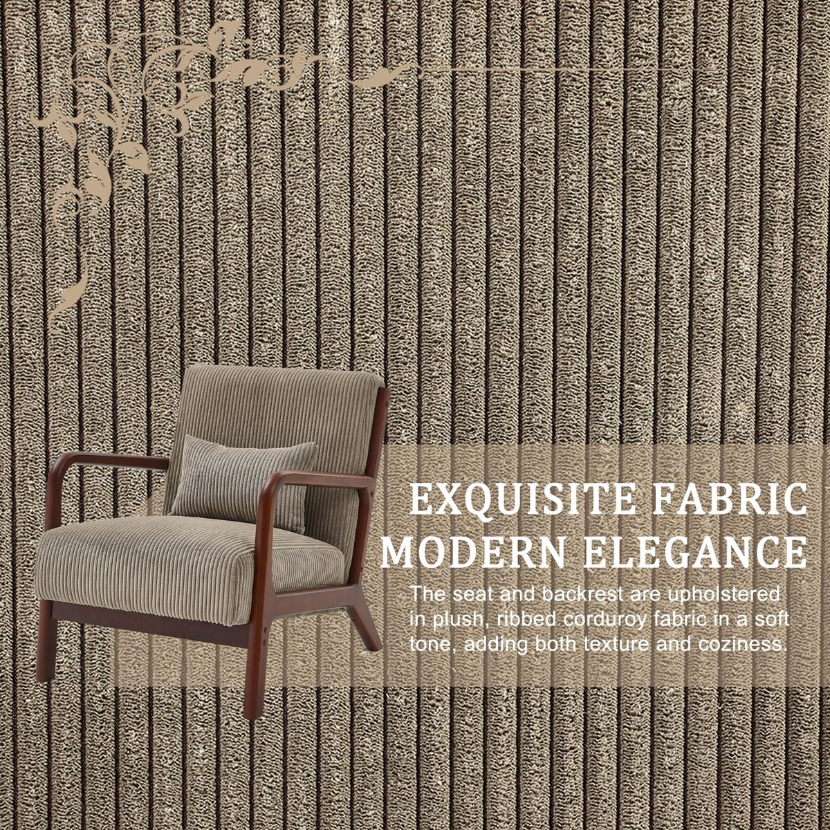 Eucalyptus Wood Patio Lounge Chair