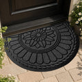 Grey Half Round Door Mat 47"x32"