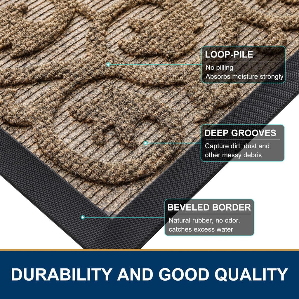 Low Profile Rubber Doormat 35x23