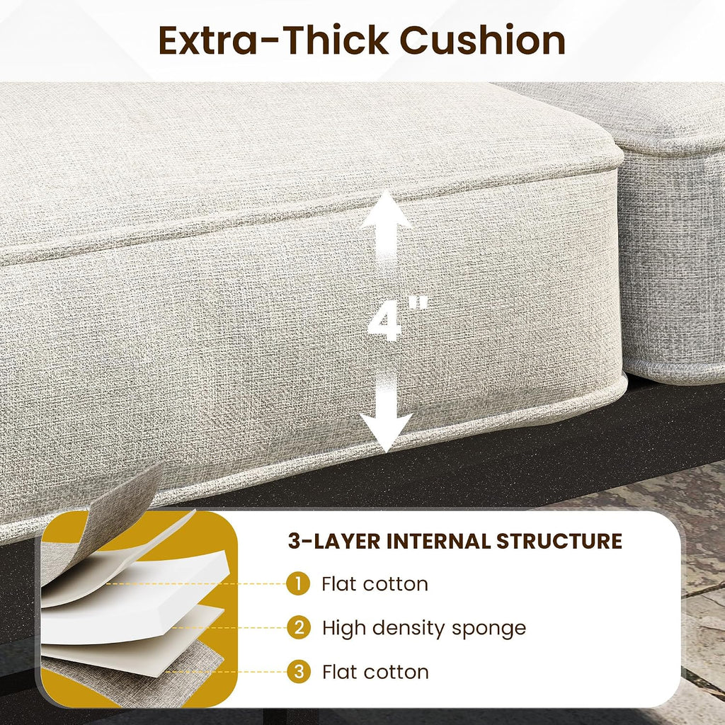 Metal Patio Ottoman Set With Cushions