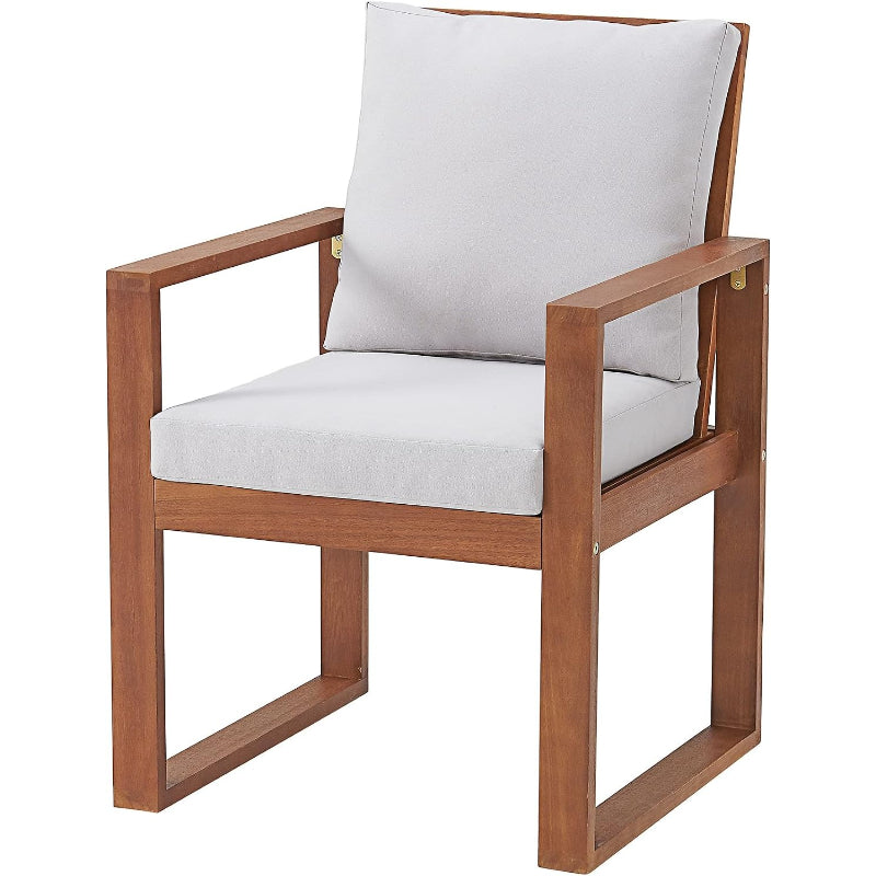 Eucalyptus Patio Dining Chair Set