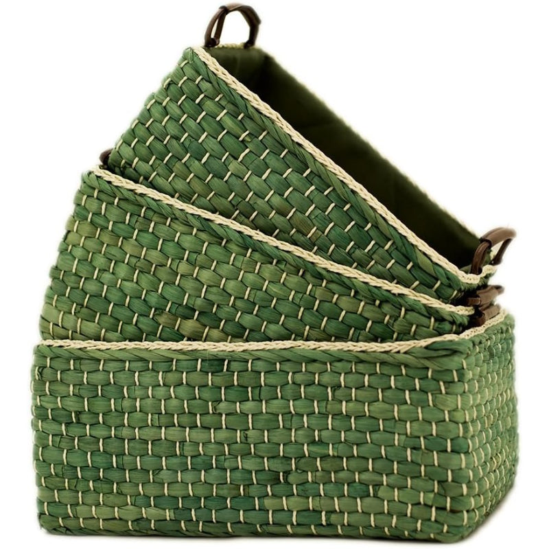 Maize Woven Baskets Set of 3